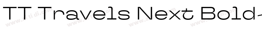 TT Travels Next Bold字体转换